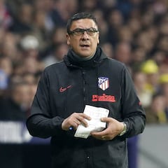 Burgos, 18 partidos y 3 títulos como 'primer entrenador' del Atlético