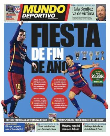 Portadas de la prensa mundial