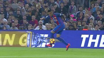 Neymar y la rutina de hacer fácil cada control: ¡qué deleite!