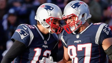 Los dos viejos compa&ntilde;eros se volvieron a encontrar para una pr&aacute;ctica privada en el campo de la Universidad de UCLA, donde &#039;Gronk&#039; atrap&oacute; pases de Brady.