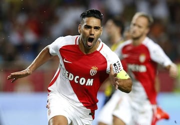 Falcao con el Mónaco.