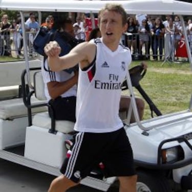 Segundo test veraniego del Madrid contra la Roma y el calor