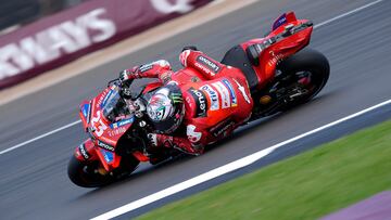 Enea Bastianini, con la Ducati en Silverstone.