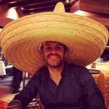 Juan Mata, jugador español del Manchester United, en Mexico.