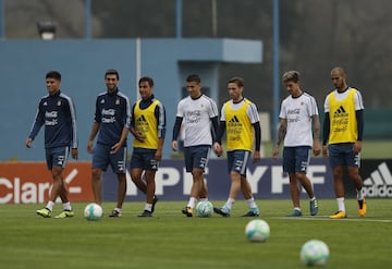 El entrenamiento de la Selección en Ezeiza, en imágenes