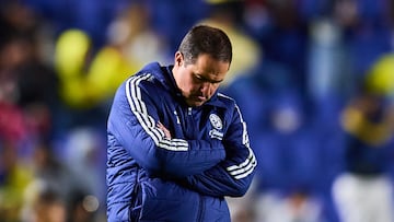 Andre Soares Jardine head coach of America during the 9th round match between America and FC Juarez as part of the Liga BBVA MX Varonil, Torneo Clausura 2026 at Ciudad de los Deportes Stadium, on March 04, 2026 in Mexico City, Mexico.