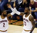 ¡3-1! Kyrie y LeBron resucitan al campeón y acaban con el 16-0