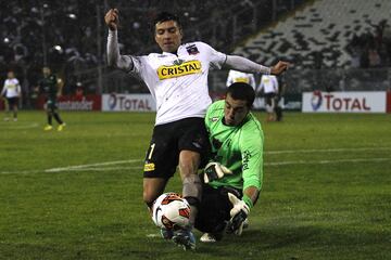El lateral de Antofagasta estuvo en los cuatro partidos de esa campaña tras su paso por Flamengo. Dejó Colo el 2018 por deseo de Blanco y Negro.