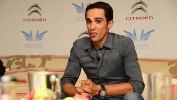 01/06/16 CICLISMO ALBERTO CONTADOR CITROEN C5 TOURER XTR ENTREVISTA