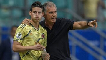 Carlos Queiroz habló con James Rodríguez y acordaron su no convocatoria.