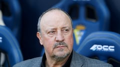 El entrenador del Celta, Rafa Benítez durante el partido de LaLiga contra el Cádiz.