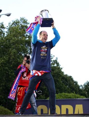 Campeón de la Copa del Rey en 2013 con el Atlético de Madrid