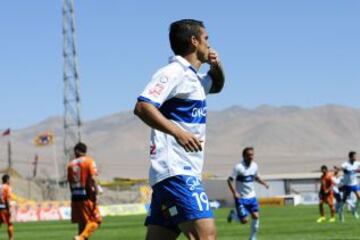 Mark González celebra su gol