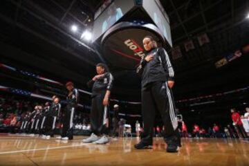 Becky Hammon durante su etapa como jugadora en la WNBA.