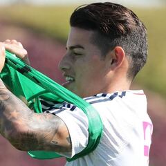 James hace entrenamiento diferenciado en Bayern Múnich