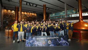 La plantilla del Deportivo, en Estrella Galicia.
