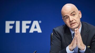 Infantino, del VAR: "Es bueno, todavía estamos en pruebas"