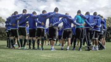 El primer entrenamiento de Millonarios de cara a la Liga &Aacute;guila 2015-II. 