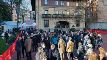 Ambiente en el Palacio de Ibaigane. 