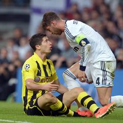 Un rival peligroso: El saldo de Sergio Ramos ante el Borussia Dortmund durante sus años en Europa