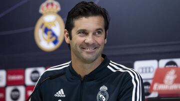 Solari, en rueda de prensa.