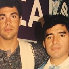 Hugo Issa, dueño del Lorca Deportiva, estuvo con Maradona en el Mundial de México 86