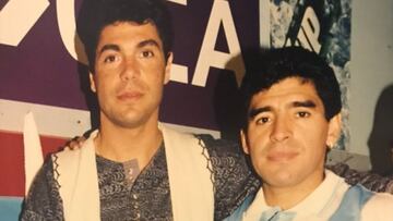 Hugo Issa, due?o del Lorca Deportiva, estuvo con Maradona en el Mundial de M¨¦xico 86