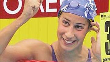 <b>PODIO. </b>Erika Villaecija se colgó una medalla en el Europeo de Viena.