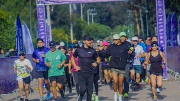 Algunos participantes en el maratón de la CDMX del año pasado.