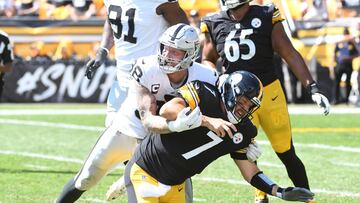 Pittsburgh Steelers QB Ben Roethlisberger was hit 10 times in last Sunday&#039;s game against the Raiders. Mike Tomlin did not say if he would play Sunday.