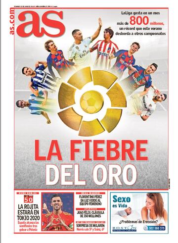 Las portadas de AS de junio