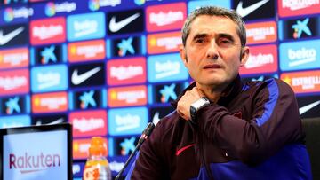 Valverde: "Si Piqué no está bien y no está centrado, jugará otro"