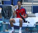 Djokovic abandona el dobles mixto y pide perdón: "A veces es difícil controlarse"