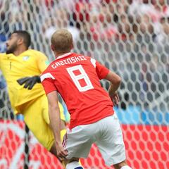 Yuri Gazinsky, primer anotador en el Mundial de Rusia 2018