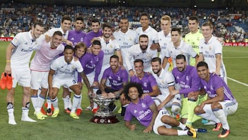 Real Madrid celebra una goleada en el Trofeo Bernabéu