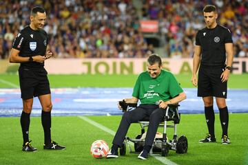 Saque de honor de Unzué.