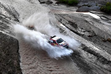 Nasser Al-Attiyah y Matthieu Baumel.