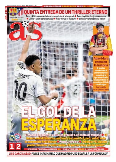 Las portadas de AS de abril