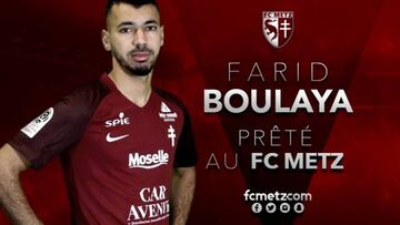 Boulaya se va cedido al Metz hasta final de temporada