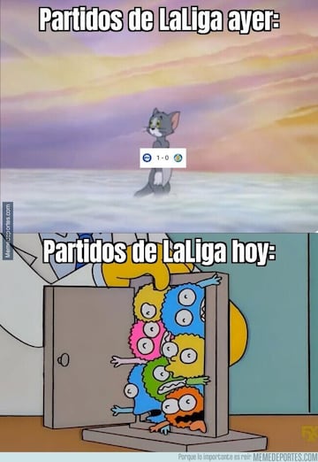 La tensión de las últimas jornadas, protagonista de los memes