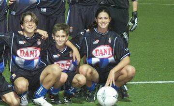 Marta Torrejón, en el Infantil A del Espanyol 2003-04.