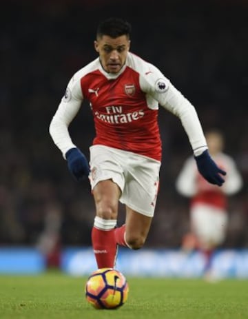 Alexis Sánchez nuevamente fue figura en Arsenal. 