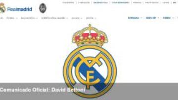 Comunicado del Real Madrid.
