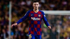 Soccer: La Liga - FC Barcelona v Real Betis
 
 15 Clement Lenglet from France of FC Barcelona during the La Liga match between FC Barcelona and Real Betis Balompie in Camp Nou Stadium in Barcelona 25 of August of 2019, Spain.
 
 
 25/08/2019 ONLY FOR USE 