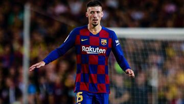 Soccer: La Liga - FC Barcelona v Real Betis
15 Clement Lenglet from France of FC Barcelona during the La Liga match between FC Barcelona and Real Betis Balompie in Camp Nou Stadium in Barcelona 25 of August of 2019, Spain.
25/08/2019 ONLY FOR USE