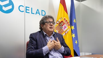 José Luis Terreros, ayer en la sede de la CELAD en Madrid.