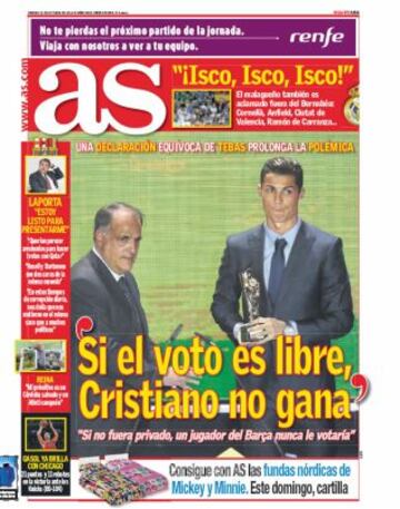 Las portadas de AS de octubre