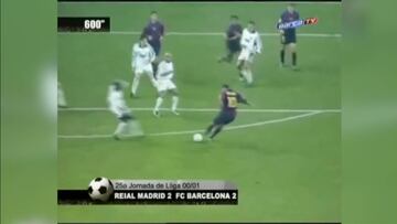 Ahí sí que ardió Troya: el gol de Rivaldo anulado por 'offside' de interfencia en un Clásico para ganar en el descuento