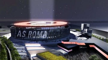 El Roma quiere un estadio en propiedad. Abandonaría el Olimpico (propiedad del ayuntamiento de Roma) y su nuevo campo tendría la base circular en claro homenaje al milenario Coliseo de Roma