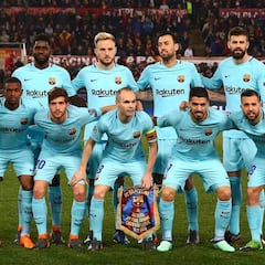 1x1 del Barcelona: Naufragio estrepitoso de Messi en Roma